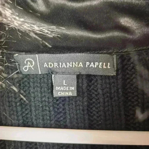 ADRIANA PAPELL Faux Fur Vest Size Large - Picture 10 of 11